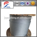 galvanized steel wire rope of lifting & hoisting 6*36 fc